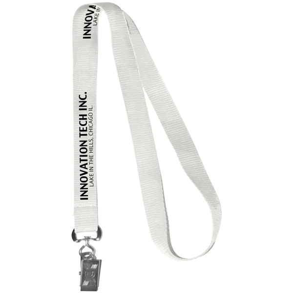 36" x 5/8" polyester lanyard with attachment options.... from ASI 39552 BEL Promo