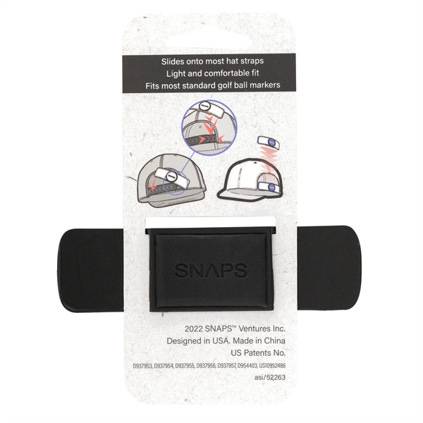 Rubberized ABS golf hat clip with removable ball marker.... from ASI 52263 EMT / EMT EASY Emblem Marketing Team