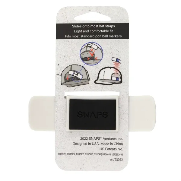 Rubberized ABS golf hat clip with removable ball marker.... from ASI 52263 EMT / EMT EASY Emblem Marketing Team