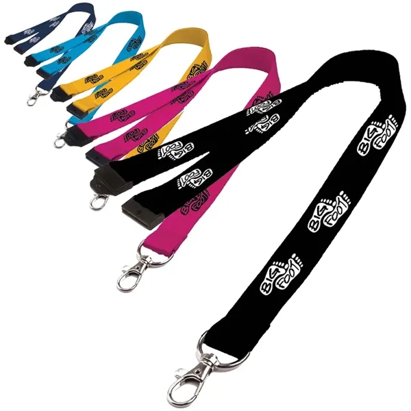 36" x 5/8" polyester lanyard with safety breakaway.... from ASI 39552 BEL Promo