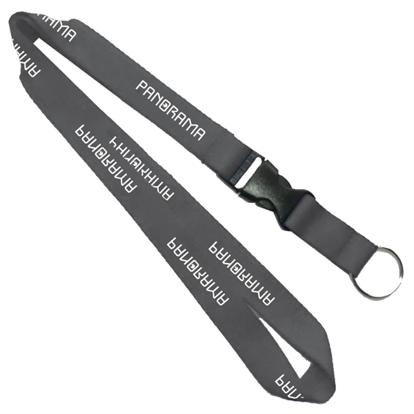 36" x 5/8" polyester lanyard with detachable buckle release.... from ASI 39552 BEL Promo