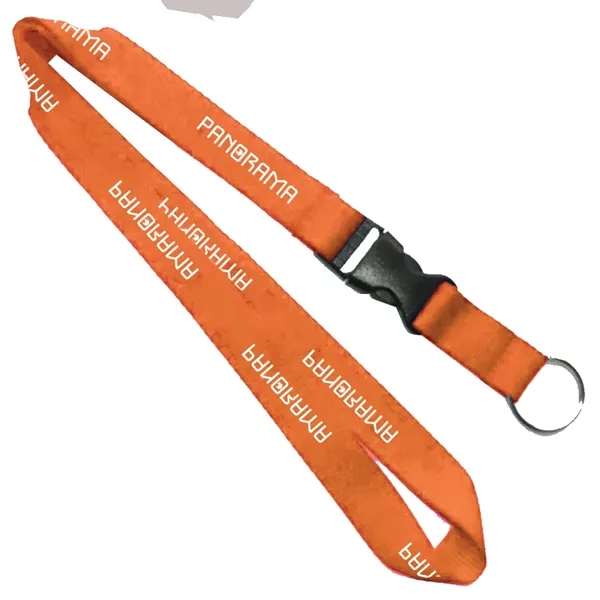 36" x 5/8" polyester lanyard with detachable buckle release.... from ASI 39552 BEL Promo