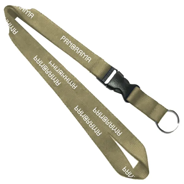 36" x 5/8" polyester lanyard with detachable buckle release.... from ASI 39552 BEL Promo