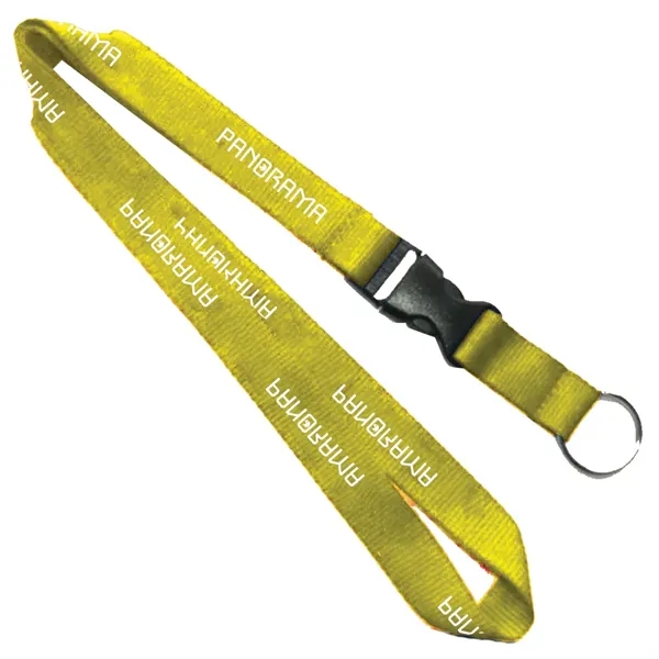36" x 5/8" polyester lanyard with detachable buckle release.... from ASI 39552 BEL Promo