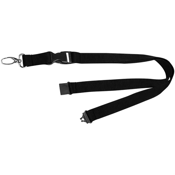 36" x 3/4" polyester lanyard with buckle release and safety breakaway.... from ASI 39552 BEL Promo
