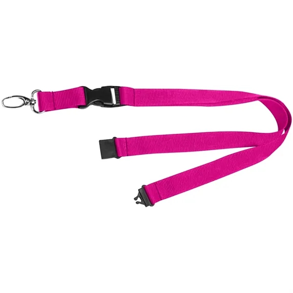 36" x 3/4" polyester lanyard with buckle release and safety breakaway.... from ASI 39552 BEL Promo