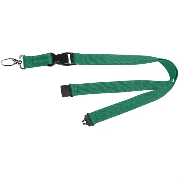 36" x 3/4" polyester lanyard with buckle release and safety breakaway.... from ASI 39552 BEL Promo