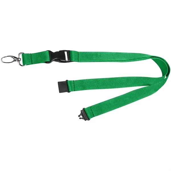 36" x 3/4" polyester lanyard with buckle release and safety breakaway.... from ASI 39552 BEL Promo