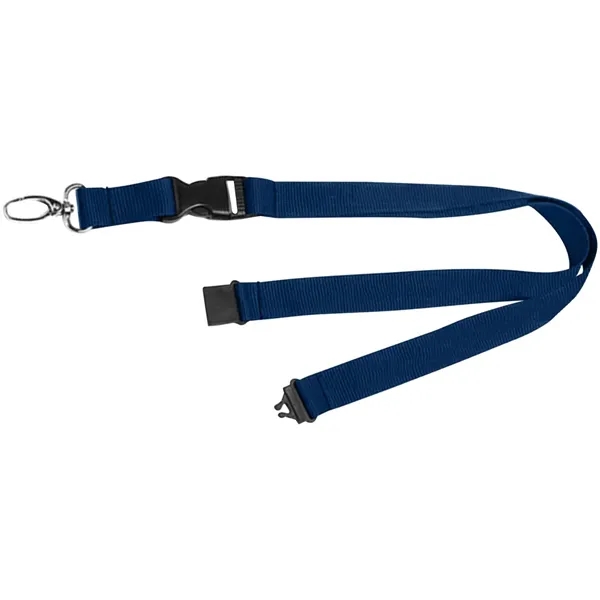 36" x 3/4" polyester lanyard with buckle release and safety breakaway.... from ASI 39552 BEL Promo