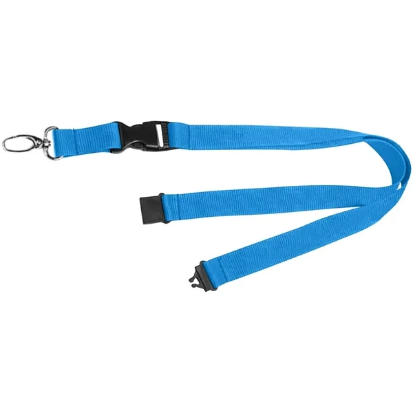 36" x 3/4" polyester lanyard with buckle release and safety breakaway.... from ASI 39552 BEL Promo