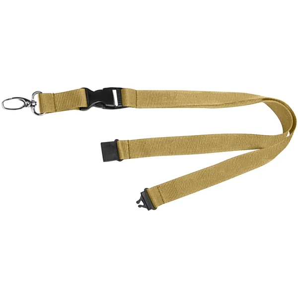 36" x 3/4" polyester lanyard with buckle release and safety breakaway.... from ASI 39552 BEL Promo