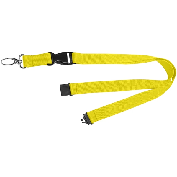 36" x 3/4" polyester lanyard with buckle release and safety breakaway.... from ASI 39552 BEL Promo