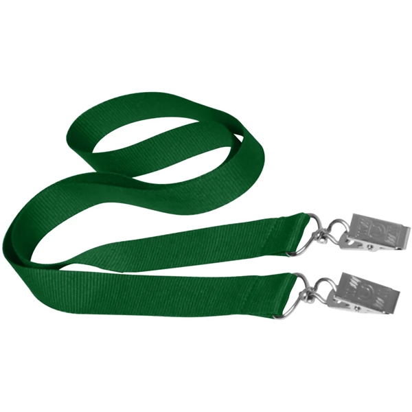 36" x 3/4" double ended polyester lanyard with attachment clip on... from ASI 39552 BEL Promo