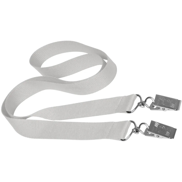 36" x 3/4" double ended polyester lanyard with attachment clip on... from ASI 39552 BEL Promo