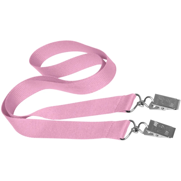 36" x 3/4" double ended polyester lanyard with attachment clip on... from ASI 39552 BEL Promo