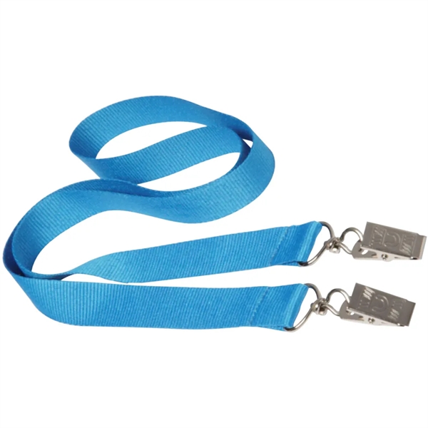 36" x 3/4" double ended polyester lanyard with attachment clip on... from ASI 39552 BEL Promo