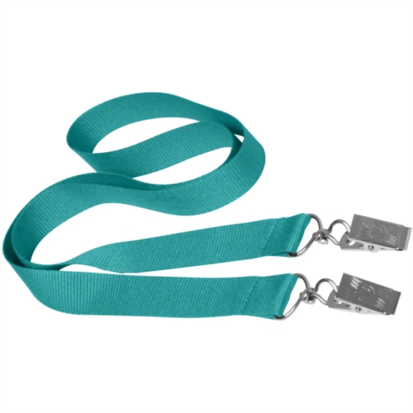 36" x 3/4" double ended polyester lanyard with attachment clip on... from ASI 39552 BEL Promo