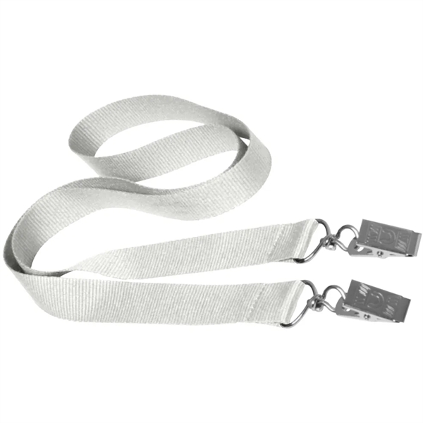 36" x 3/4" double ended polyester lanyard with attachment clip on... from ASI 39552 BEL Promo