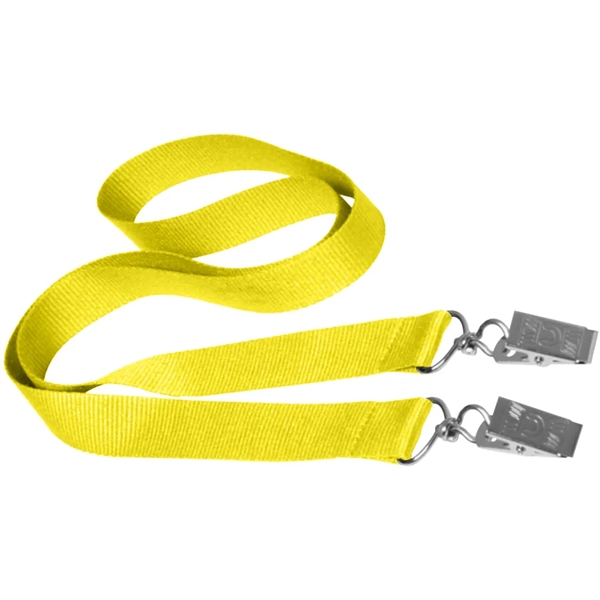 36" x 3/4" double ended polyester lanyard with attachment clip on... from ASI 39552 BEL Promo