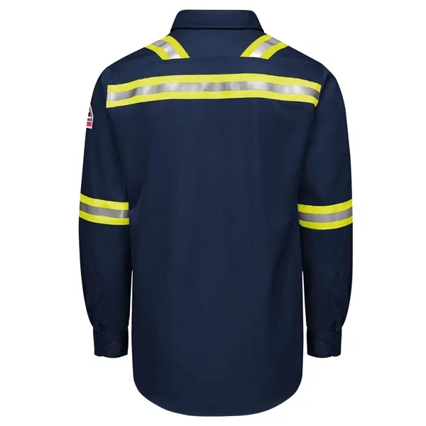 Bulwark Nomex® Comfort Enhanced-Vis Woven Long Sleeve Shirt... from ASI 84358 S&S Activewear