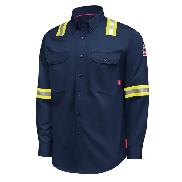 Bulwark Nomex® Comfort Enhanced-Vis Woven Long Sleeve Shirt... from ASI 84358 S&S Activewear
