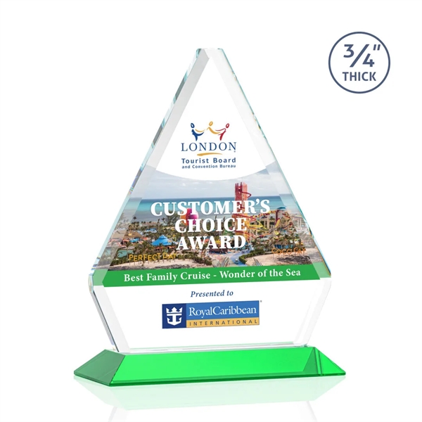 Fyreside VividPrint™ Award - Green... from ASI 84592 St Regis Group / St Regis