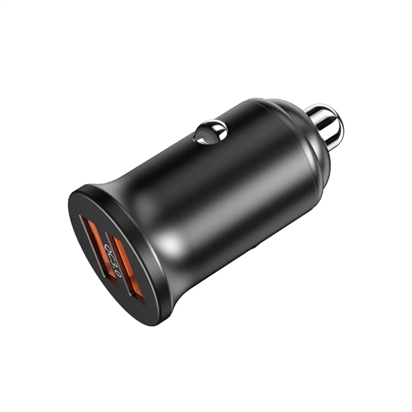 Dual usb car charger plus laser engraving on 1 location plus... from ASI 37218 Athena Promo (tm)