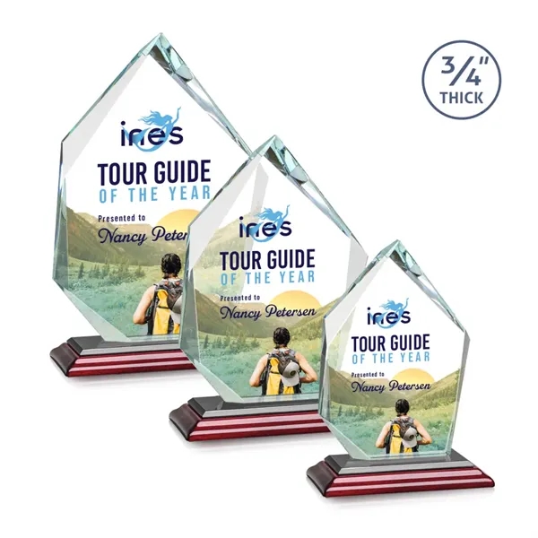 The Deerhurst Ice Peak in 3/4" thick Starfire Crystal features deep... from ASI 84592 St Regis Group / St Regis