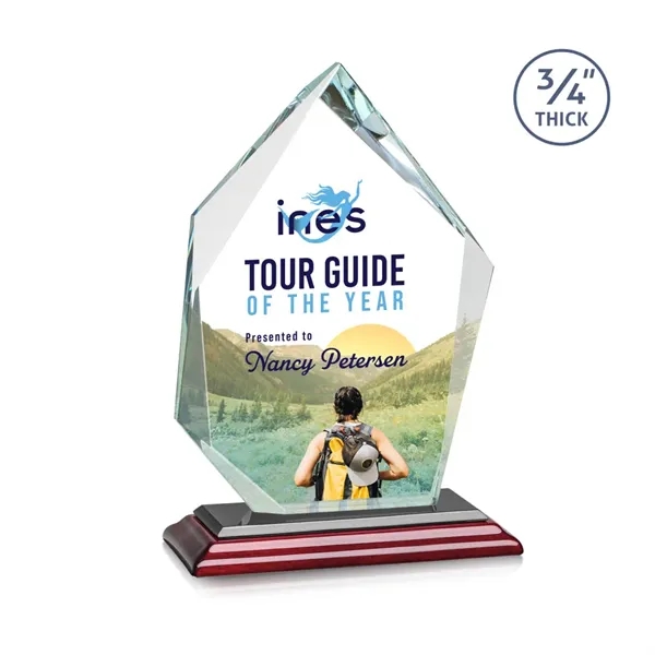 The Deerhurst Ice Peak in 3/4" thick Starfire Crystal features deep... from ASI 84592 St Regis Group / St Regis