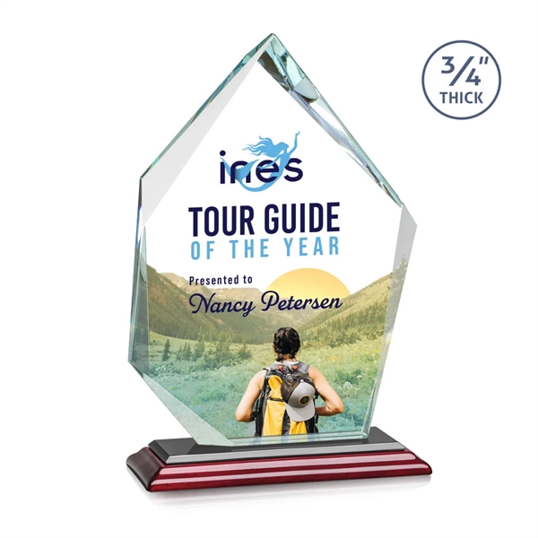 The Deerhurst Ice Peak in 3/4" thick Starfire Crystal features deep... from ASI 84592 St Regis Group / St Regis