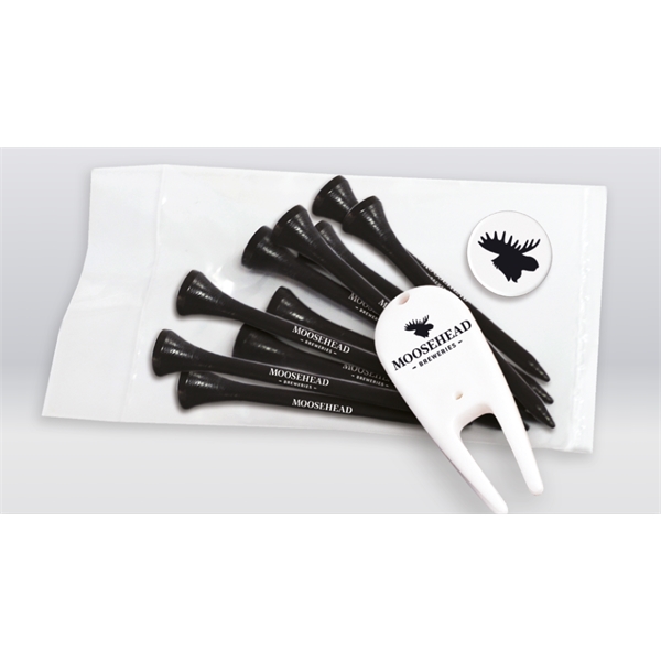 Bag of 10 printed tees, 1 printed marker and 1 printed... from ASI 79896 Promo Plastik