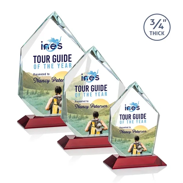 The Deerhurst Ice Peak in 3/4" thick Starfire Crystal features deep... from ASI 84592 St Regis Group / St Regis