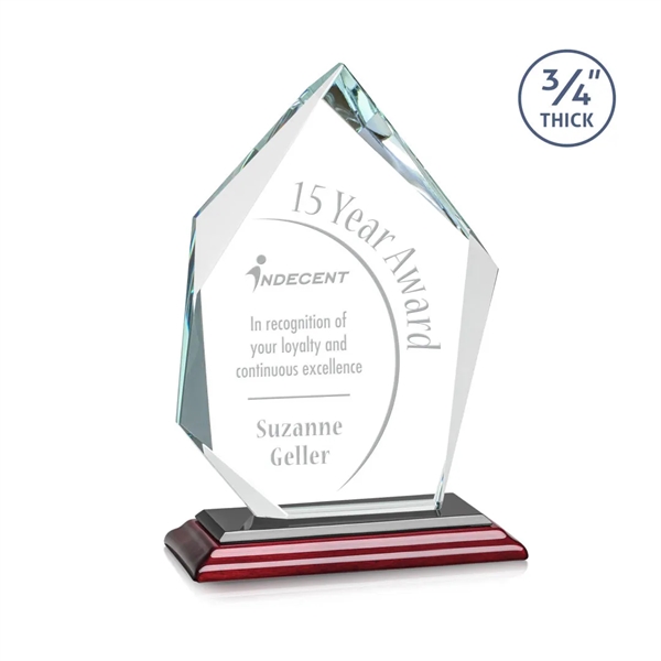 The Deerhurst Ice Peak in 3/4" thick Starfire Crystal features deep... from ASI 84592 St Regis Group / St Regis