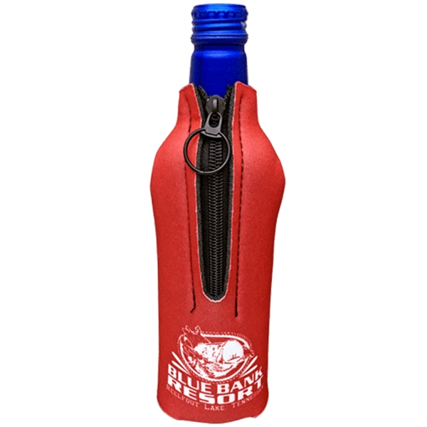 This fabric single color aluminum bottle holder holds a 16 oz... from ASI 65603 Kool Trends