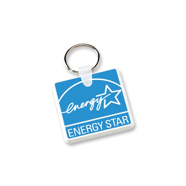 Flexible square shaped key-ring.... from ASI 79896 Promo Plastik