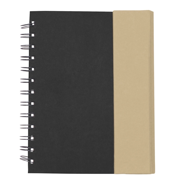 Spiral notebook with magnetic cover, sticky flags and pen.... from ASI 63549 Jornik Manufacturing Corp / Jornik