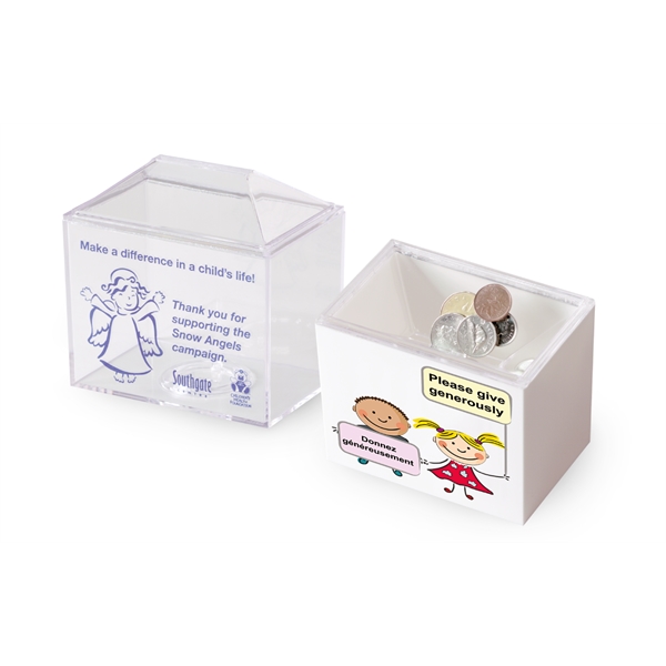 Rectangular bank. This is the perfect promotional product for your fund... from ASI 79896 Promo Plastik