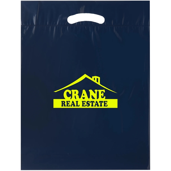 15" x 19" x 3" LDPE plastic bag with fold over... from ASI 35290 American Ad Bag Co