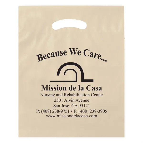 15" x 19" x 3" LDPE plastic bag with fold over... from ASI 35290 American Ad Bag Co