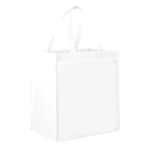 13" x 10" x 15" glossy laminated non-woven polypropylene grocery tote... from ASI 35290 American Ad Bag Co