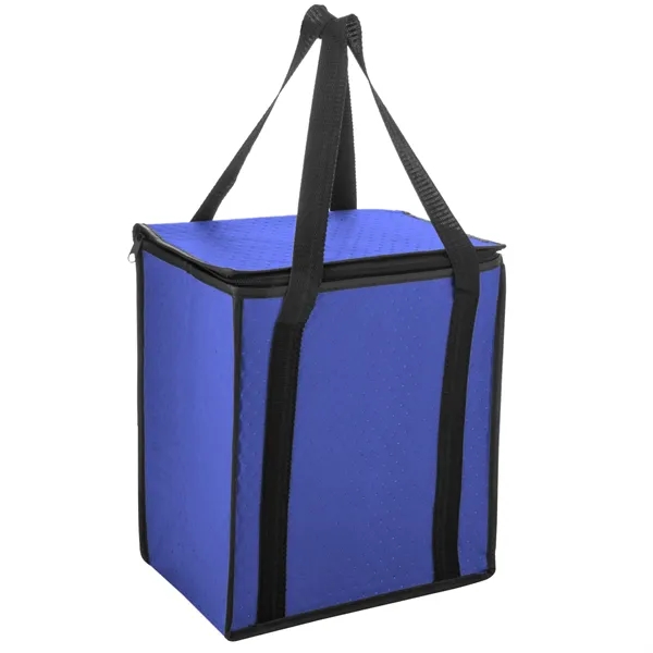 12" x 8" x 13" non-woven polypropylene insulated zippered cooler tote... from ASI 35290 American Ad Bag Co