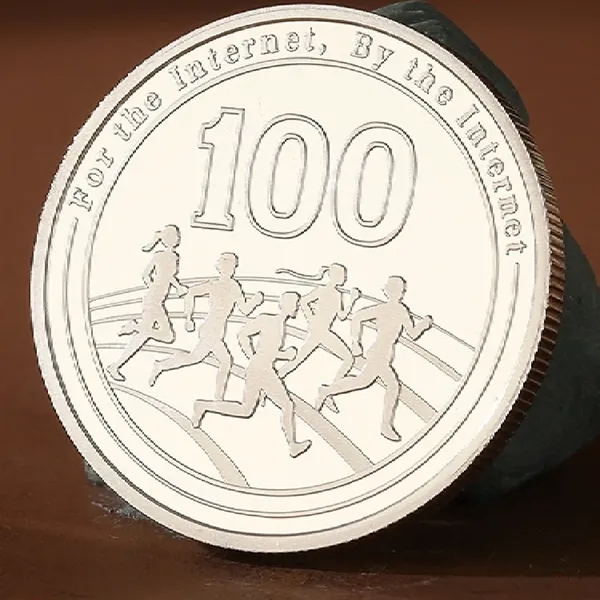 1.18" Zinc alloy made plating coin plus embossed logo plus 1... from ASI 37218 Athena Promo (tm)