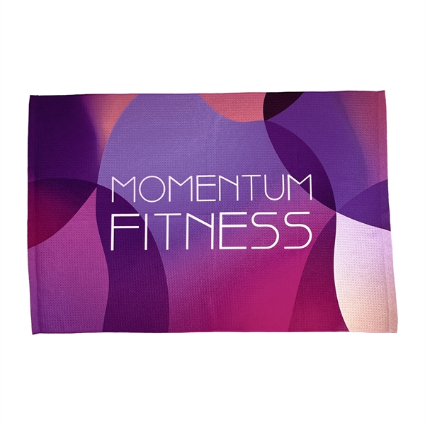 Full Color Sublimated Waffle Weave Towel. Generous 20" x 30" size,... from ASI 92980 WOV-IN® / Universal Strap/Wov-In Line