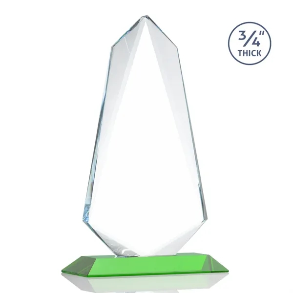 An exquisite 0.75" thick Starfire Crystal award that features stellar bevels... from ASI 84592 St Regis Group / St Regis