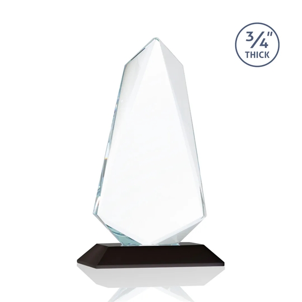 An exquisite 0.75" thick Starfire Crystal award that features stellar bevels... from ASI 84592 St Regis Group / St Regis