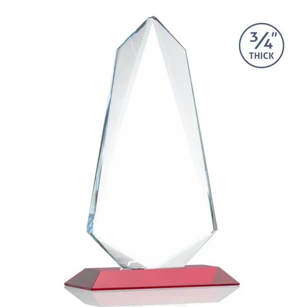 An exquisite 0.75" thick Starfire Crystal award that features stellar bevels... from ASI 84592 St Regis Group / St Regis