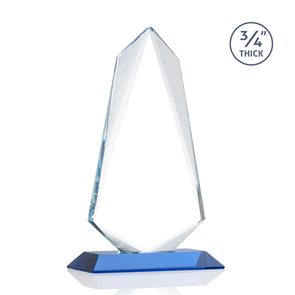 An exquisite 0.75" thick Starfire Crystal award that features stellar bevels... from ASI 84592 St Regis Group / St Regis