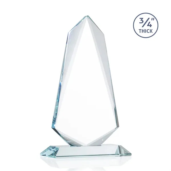 An exquisite 0.75" thick Starfire Crystal award that features stellar bevels... from ASI 84592 St Regis Group / St Regis