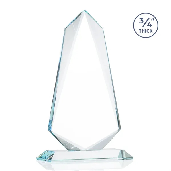 An exquisite 0.75" thick Starfire Crystal award that features stellar bevels... from ASI 84592 St Regis Group / St Regis