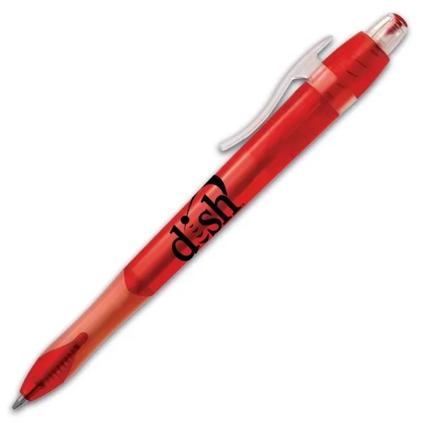 5 1/2" click-action retractable ballpoint pen with grip and smooth-writing Easy-Glide™... from ASI 90859 Tempo Industries Inc